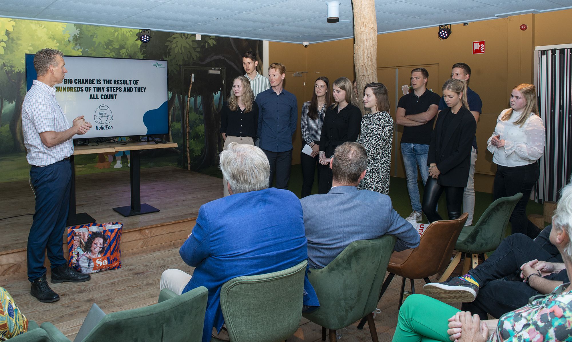 Hoofdfoto nieuws: Studenten presenteren onderzoeksresultaten ‘Energietransitie Vakantieparken’